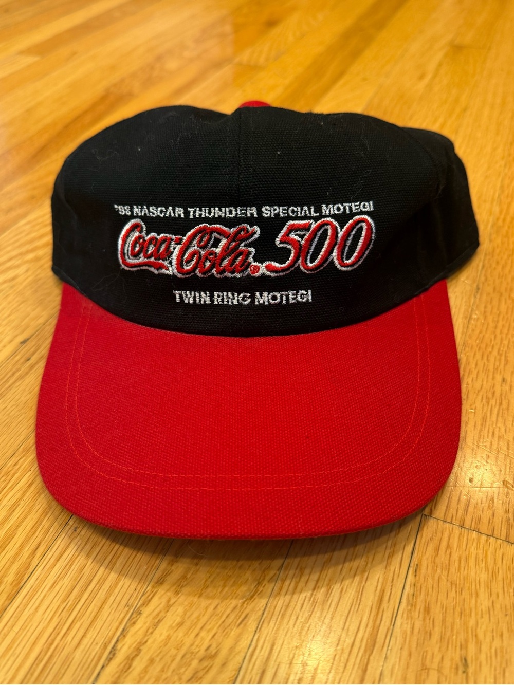 Coca Cola Red and Black NASCAR Twin Ring Motegi Hat